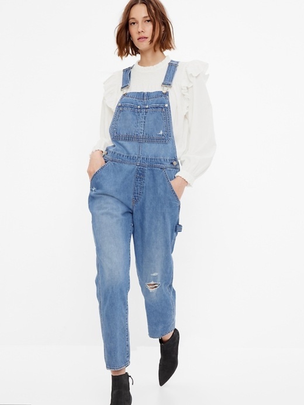 GAP Slouchy Overalls - 100% Cotton